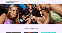 Desktop Screenshot of despedidassolteraasturias.com